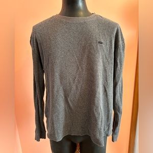 Men’s Vans Grey Pullover Shirt, Size Large